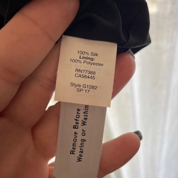 MADEWELL Dress Silk Fiesta paisley women's size 00 XXS Style G1282 Long sleeve - Picture 5 of 6